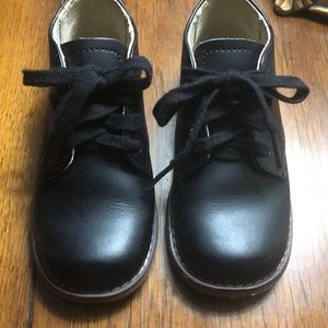 Boys Footmates size 7 black